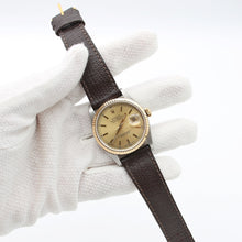 Load image into Gallery viewer, Rolex Datejust 36 ref. 16233 Champagne dial - Leather Strap

