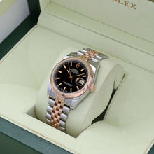 Load image into Gallery viewer, Rolex Datejust ref. 116201 Black Dial Jubilee bracelet - Full Set
