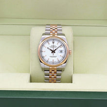 Carica l'immagine nel visualizzatore di Gallery, Rolex Datejust ref. 116201 White Dial Jubilee bracelet - Full Set
