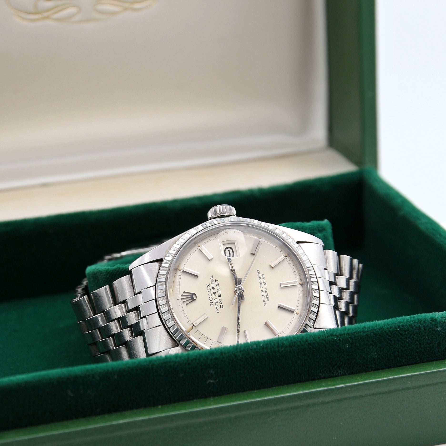 Rolex Datejust 36 ref. 1603 - Silver Dial - Jubilee - Full Set