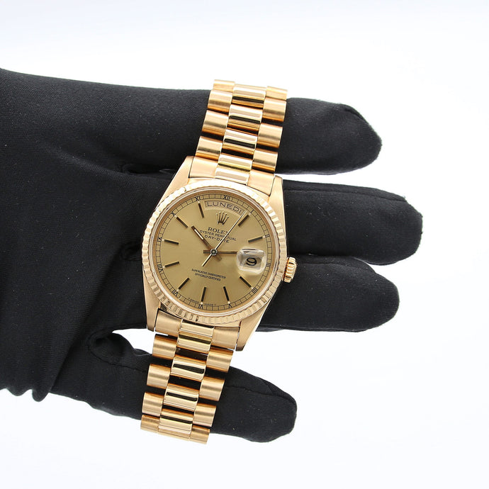 Rolex Day-Date 36 ref. 18238 - Champagne Dial President bracelet