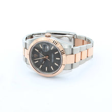 Load image into Gallery viewer, Rolex Datejust ref. 126331 Grey Motif dial Rose Gold / Steel - Oyster bracelet
