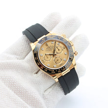Carica l&#39;immagine nel visualizzatore di Gallery, Rolex Daytona ref. 116518LN - Oysterflex - Champagne Dial with diamonds - Full Set
