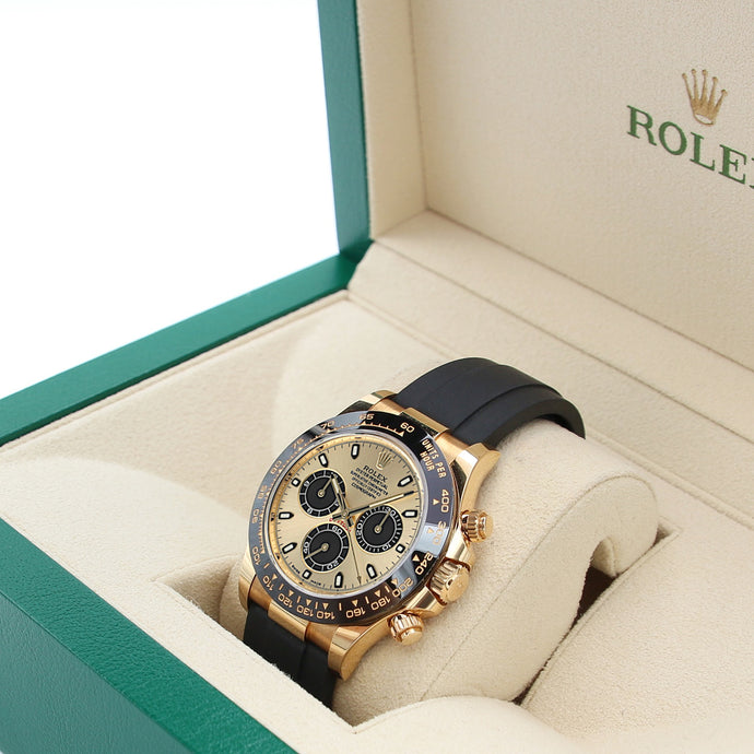 Rolex Daytona ref. 116518LN - Oysterflex - Champagne Dial with Black Subdials
