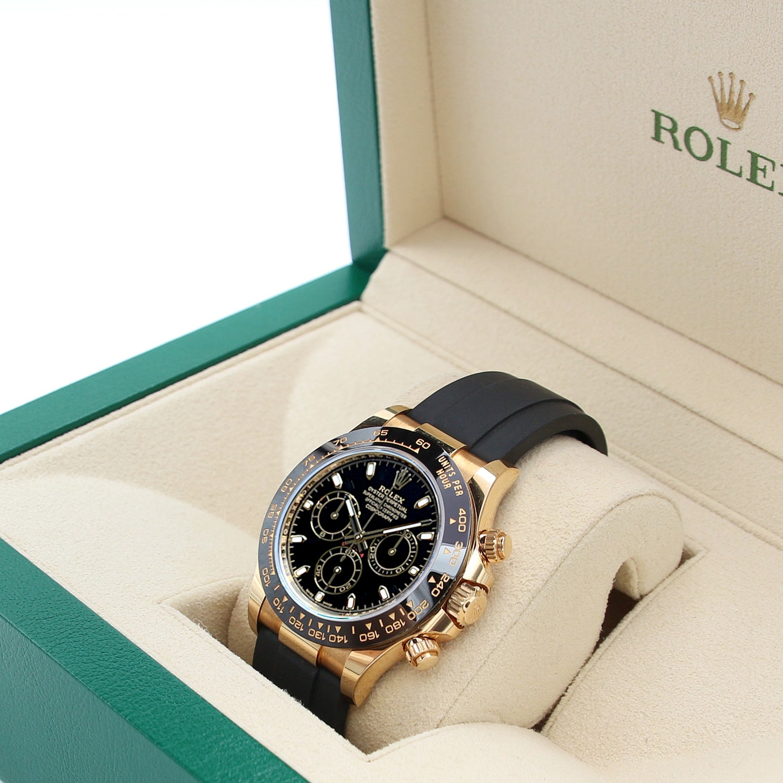 Rolex Daytona ref. 116518LN - Oysterflex - Black Dial - Full Set