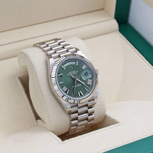 Load image into Gallery viewer, Rolex Day-Date 40 ref. 228239 - Green Roman Dial - Full Set
