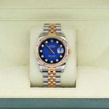 Charger l'image dans la galerie, Rolex Datejust ref. 116233 Blue Diamonds Dial - Full Set
