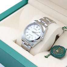 Carica l&#39;immagine nel visualizzatore di Gallery, Rolex Oyster Perpetual ref. 116000 - White Dial - Full Set

