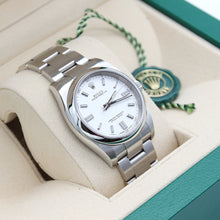 Carica l&#39;immagine nel visualizzatore di Gallery, Rolex Oyster Perpetual ref. 116000 - White Dial - Full Set
