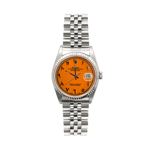 Rolex Datejust ref. 16014 Arabic Orange dial Jubilee Bracelet Debonar Watches Sp. z o.o