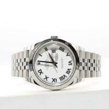 Load image into Gallery viewer, Rolex Datejust ref. 126300 White Roman Dial Jubilee bracelet - Full Set
