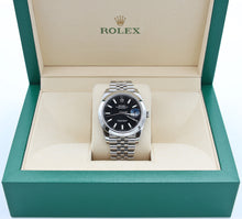 Load image into Gallery viewer, Rolex Datejust ref. 126300 Black Dial Jubilee bracelet - Full Set
