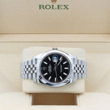 Load image into Gallery viewer, Rolex Datejust ref. 126300 Black Dial Jubilee bracelet - Full Set
