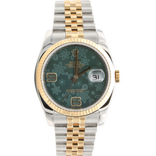 Załaduj obraz do przeglądarki galerii, Rolex Datejust ref. 116233 Flower Dial Jubilee bracelet Full set
