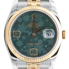 Załaduj obraz do przeglądarki galerii, Rolex Datejust ref. 116233 Flower Dial Jubilee bracelet Full set
