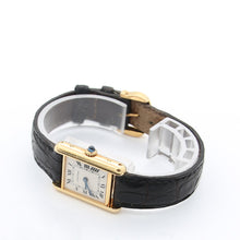 Załaduj obraz do przeglądarki galerii, Cartier Tank Louis ref. 78087 18K Gold Leather strap
