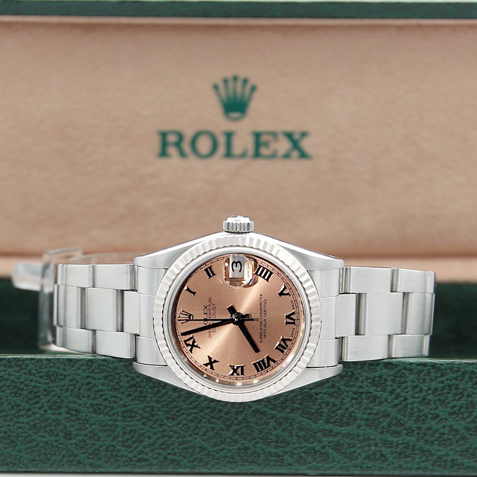 Rolex Datejust ref. 68274 Salmon Roman Dial - Oyster bracelet - Full Set