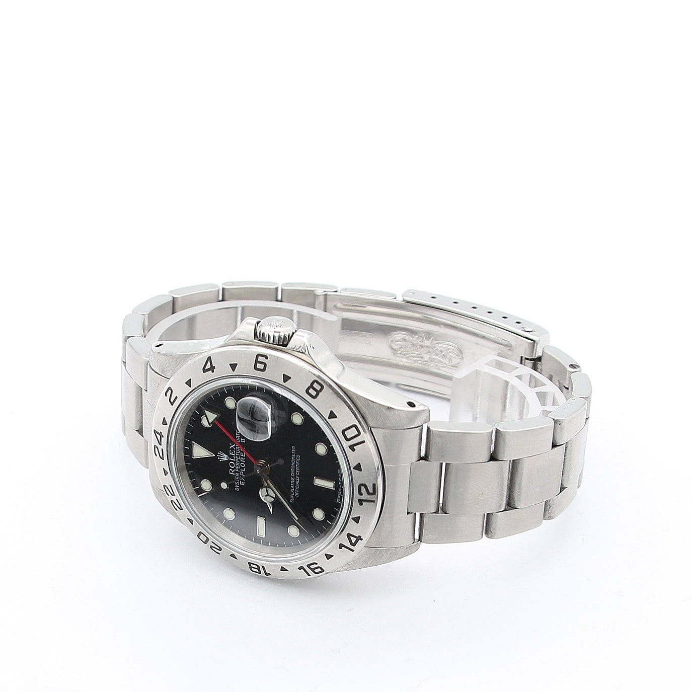 Buy Online Rolex Explorer II 16570 - Full Set - Black Dial – Debonar ...