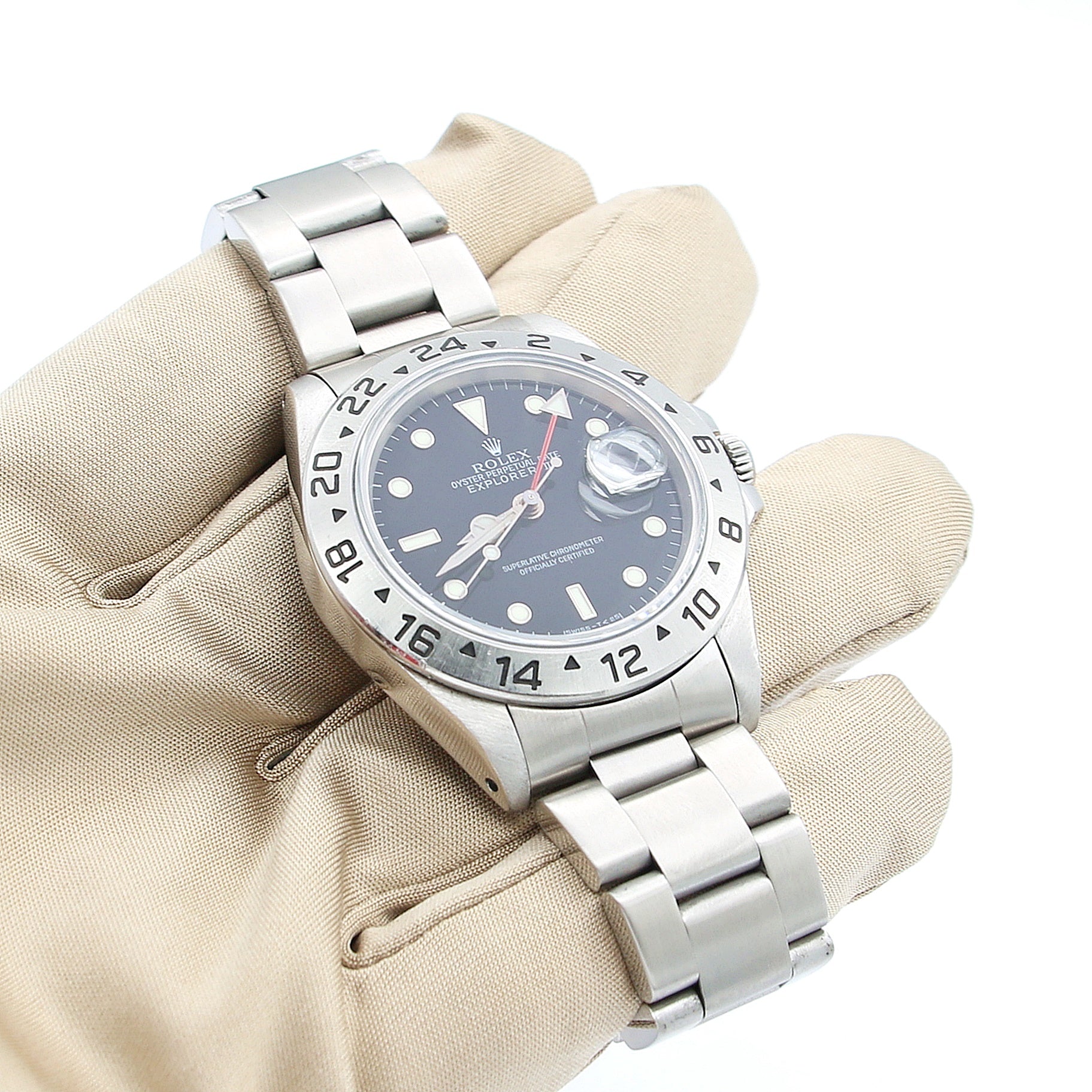 Buy Online Rolex Explorer II 16570 - Full Set - Black Dial – Debonar ...
