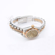 Załaduj obraz do przeglądarki galerii, Rolex Datejust Lady ref. 69173 Steel/Gold- Jubilee Bracelet - Champagne Roman Diamonds Dial - Warranty papers
