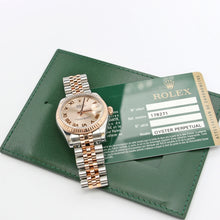 Załaduj obraz do przeglądarki galerii, Rolex Datejust 31 ref. 178271 Sundust Roman Dial - Jubilee - Full Set
