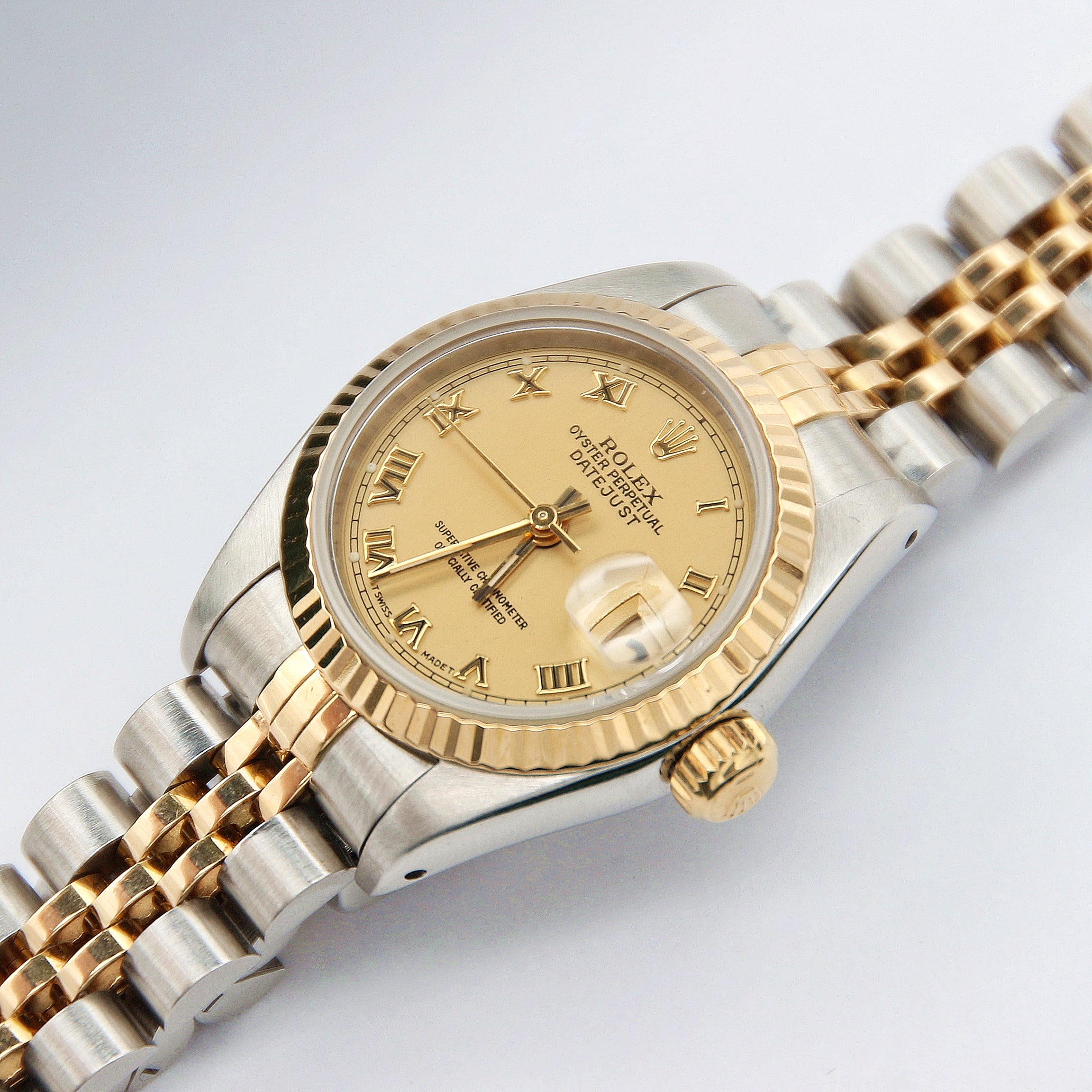 Buy Online Watch Rolex Datejust 69173 Champagne Linen Dial