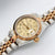 Rolex Datejust Lady ref. 69173 Steel/Gold- Jubilee Bracelet - Champagne Roman Diamonds Dial - Warranty papers