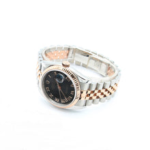 Load image into Gallery viewer, Rolex Datejust 36 ref. 116231 Black Roman Dial - Steel/Rose Gold Jubilee - Full Set
