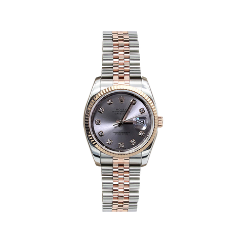 Buy Watch Rolex Datejust ref. 116231 Silver Diamonds Dial