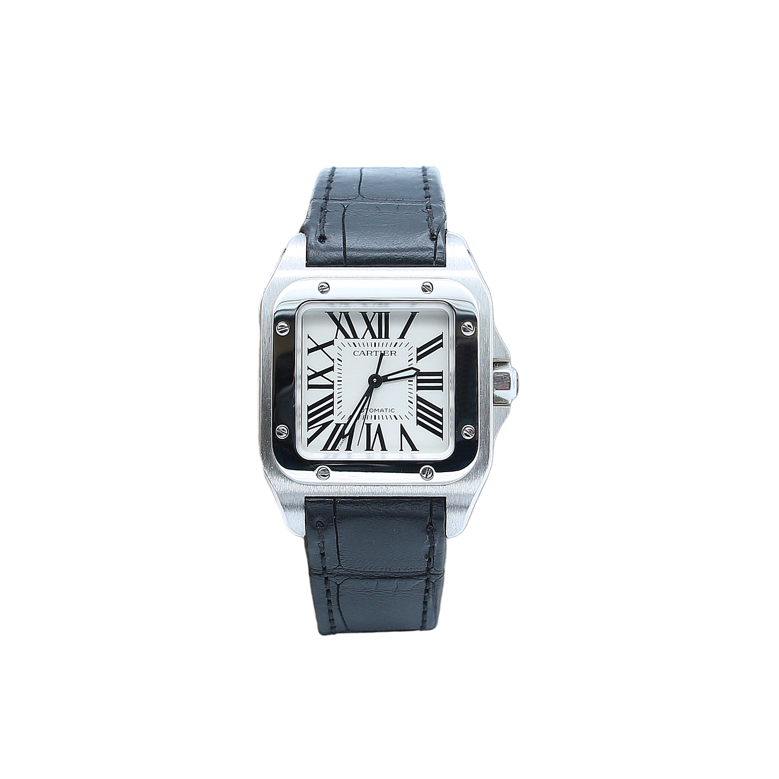 Cartier Santos Galbée Automatic Steel Watch – Les Pierres de Julie