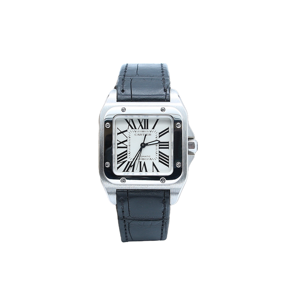 〇 Cartier Santos 100 MM 2878 ベルト 前後 FZ8164