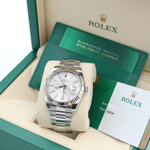 Load image into Gallery viewer, Rolex Datejust ref. 126334 Silver Dial Oyster bracelet - Full Set
