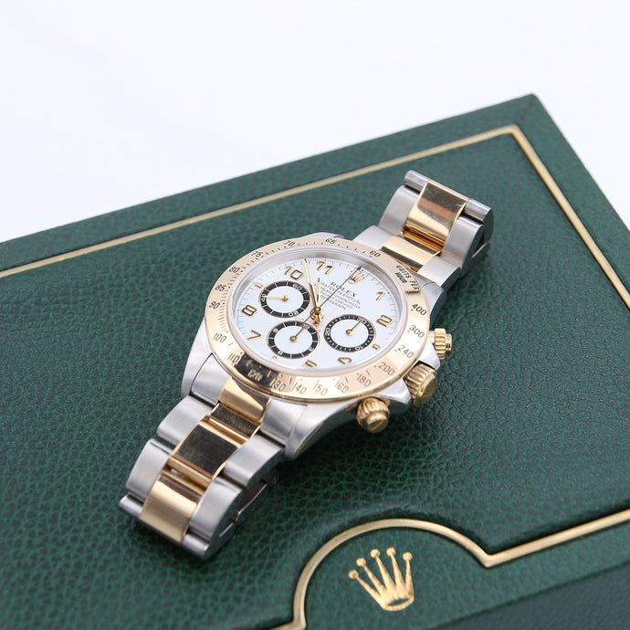 Rolex Daytona ref. 16523 White Arabic Dial Oyster Bracelet