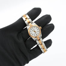 Load image into Gallery viewer, Rolex Oyster Perpetual Lady ref. 67183 Steel/Gold - White Roman Small Dial Oyster bracelet
