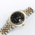 Rolex Datejust ref. 16013 Steel/Gold - Black Arabic dial - Jubilee bracelet