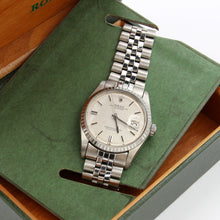 Load image into Gallery viewer, Rolex Datejust ref. 1603 - Linen Dial - Jubilee Bracelet - Full Set
