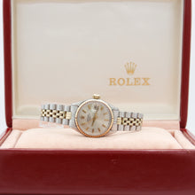 Load image into Gallery viewer, Rolex Oyster Perpetual Lady Date ref. 6517 Steel/Gold - Silver Dial
