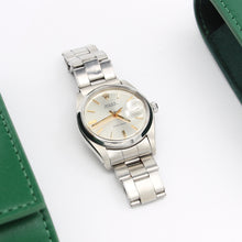 Load image into Gallery viewer, Rolex Precision ref. 6694 - Silver Dial with Golden Indexes - Oyster Rivet Bracelet
