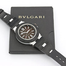 Załaduj obraz do przeglądarki galerii, Bulgari Aluminium Diagono ref. AL 44 TA - Black Dial - Warranty papers
