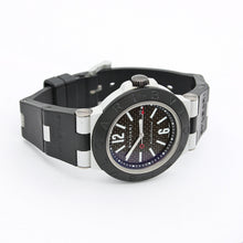 Załaduj obraz do przeglądarki galerii, Bulgari Aluminium Diagono ref. AL 44 TA - Black Dial - Warranty papers
