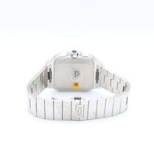 Bild in Galerie-Viewer laden, Cartier Santos großer grüner Zifferblatt Ref. WSSA0062 - Voller Satz
