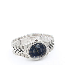 Load image into Gallery viewer, Rolex Datejust ref. 16220 Blue Roman Dial Jubilee Bracelet - Full Set
