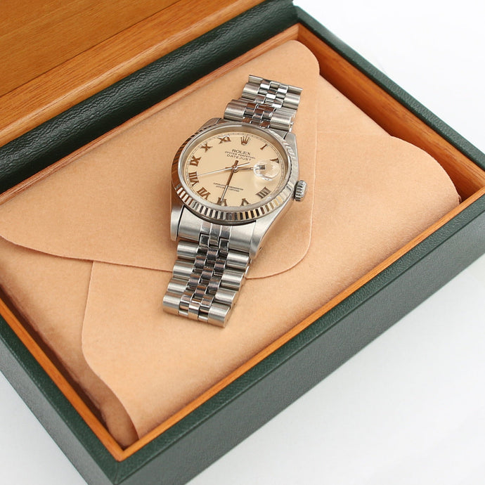 Rolex Datejust 36 ref. 16234 Cream Roman Dial - Jubilee Bracelet