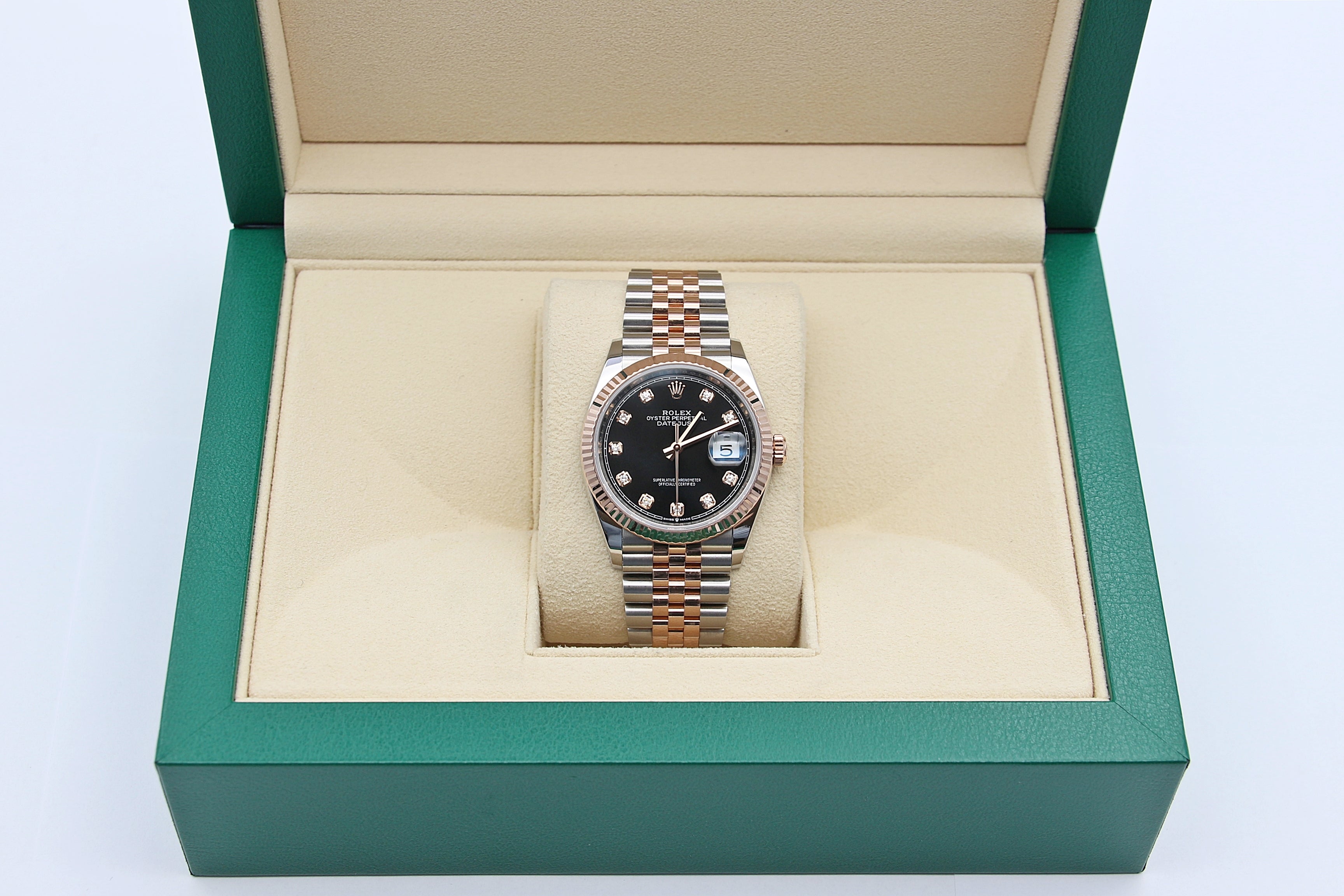Rolex Datejust ref. 126231 - Black Diamonds Dial - Full Set