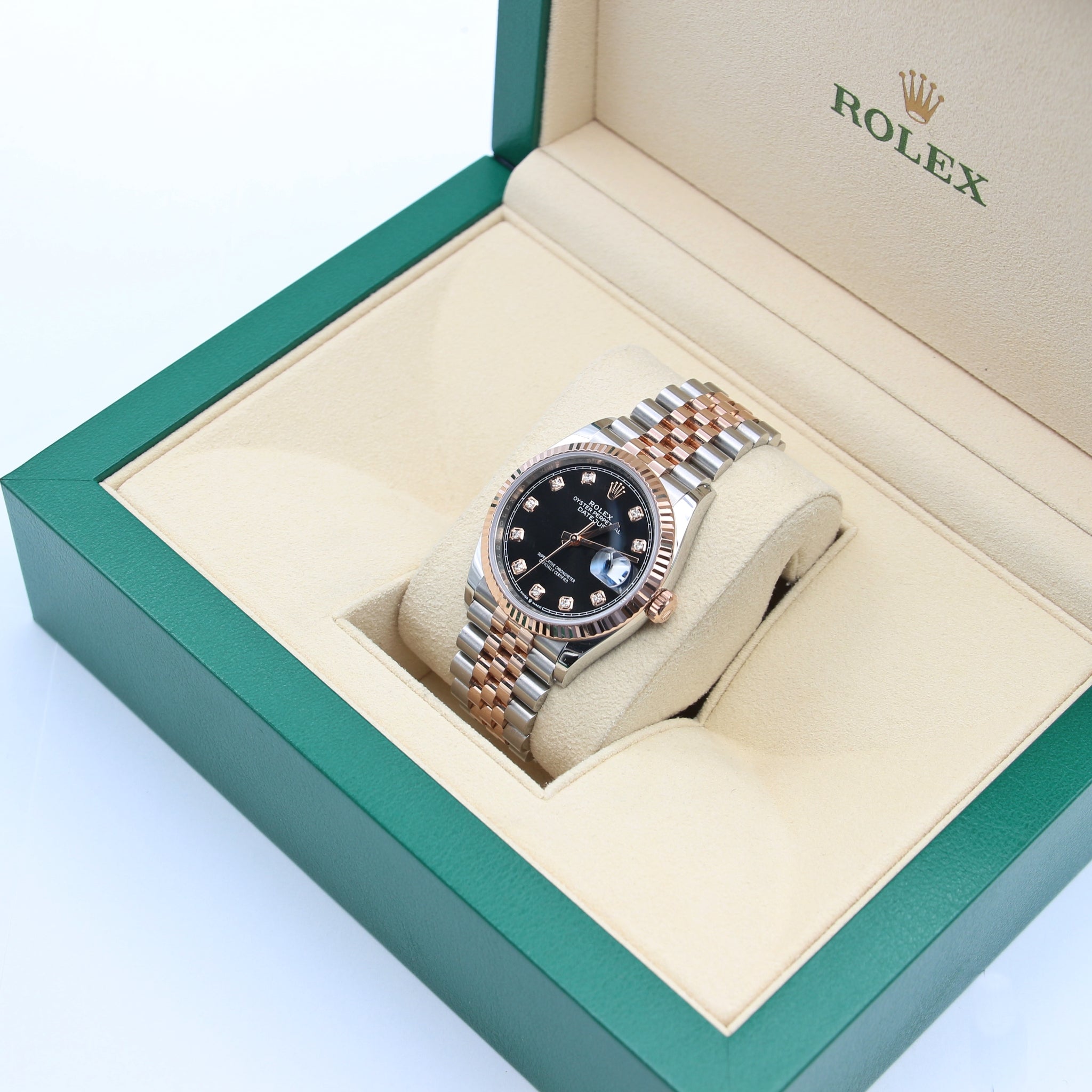ダイアモンド・クラシック・シリーズ 38〜50 Rolex Datejust ref. 126231 - Black Diamonds Dial - Full Set