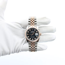 Load image into Gallery viewer, Rolex Datejust ref. 126231 - Black Diamonds Dial - Full Set
