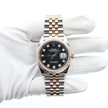 Load image into Gallery viewer, Rolex Datejust ref. 126231 - Black Diamonds Dial - Full Set

