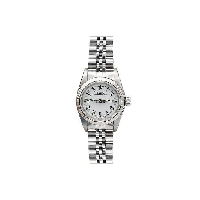 Rolex Oyster Perpetual lady ref. 67194 White dial Jubilee bracelet