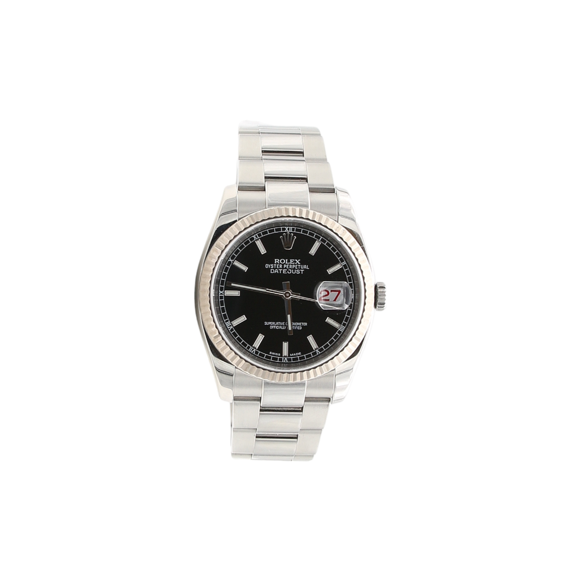 Buy Watch Rolex Datejust ref. 116234 Black Dial - Oyster Bracelet