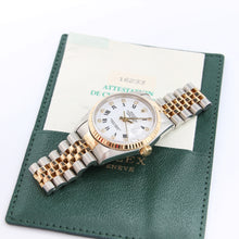 Load image into Gallery viewer, Rolex Datejust 36 ref. ref. 16233 White Diamonds dial - Full set
